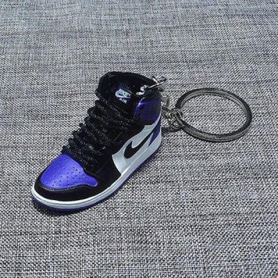 China 2021 New 3d Sneaker Jordan Sneaker Key Chain Plastic Mini Sneaker Key Chains wholesale and dropshipping for sale