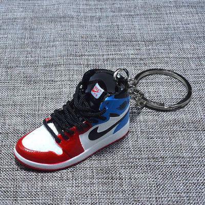 China 2021 new 3d sneaker key chain 3d plastic jordan key chain 3d sneaker key chain dropshipping for sale