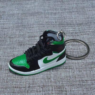 China New plastic 3d dropshipping 3d sneaker jordan 3d key chain sneaker key chain for sale