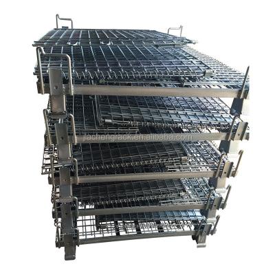 China Best Popular Heavy Duty Folding And Stacking 1000kg Steel Stillage for sale