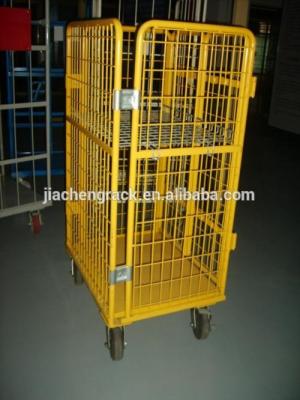 China Pretty Steel Experience Supermarket Roll Cages / Wholesale Roll Containers / Roll Carts For Transportation for sale