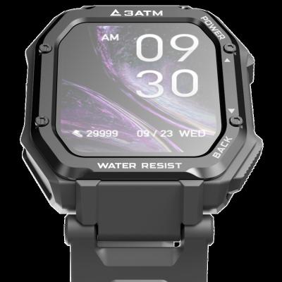 China Touch Screen 3ATM Waterproof 350mah Long Standby Time NRF52840 C16 Outdoor Smart Watch for sale