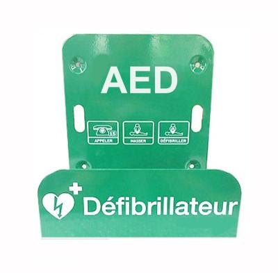 China China manufacturer customization steel AED wall bracket for heartsinedefibrillator for sale