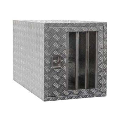 China Sustainable Large Single Aluminum Dog Kennel Box For Truck for sale