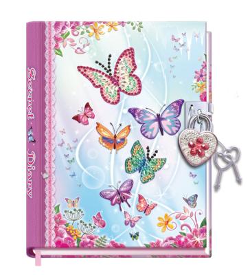 China Hot Selling Customized Education New Product Journal School Student Notebook Diary With Heart Lock for sale