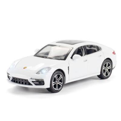 China Wholesale Simulation Model Jimei Alloy Electric Model Car Pull Back Openable Doors 1 32 Die Cast Toy Car Children Racing Game Die Cast Car With Light for sale