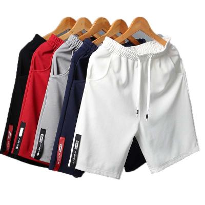 China Japanese Style QUICK DRY White Polyester Jogger Sports Running Shorts For Men Summer Casual Elastic Waist Solid Shorts Clothing for sale