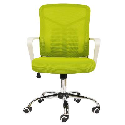 China Swivel Lightweight Mesh Computer Conference Chairs Metal Legs Office Chair Meeting Chair for sale