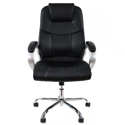 China Furniture Wholesale Indoor Modern High Back PU Swivel Office Chair Executive Office Ergonomic Rotation Chair for sale