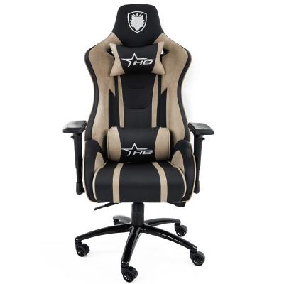 China PC Computer Gaming Chair High Back Ergonomic Cooling 4D Handrail Rotating Adjustable Gaming Chair With Footrest for sale