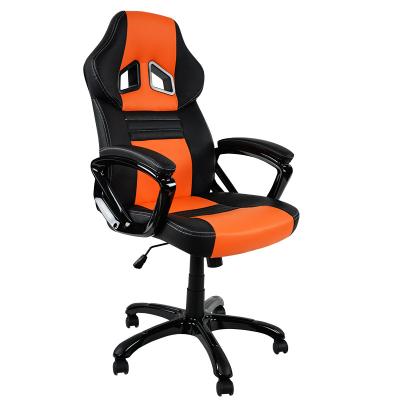 China PU Cooling Computer Chair Racing Ergonomic Swivel Office Desk Gaming Chair for sale