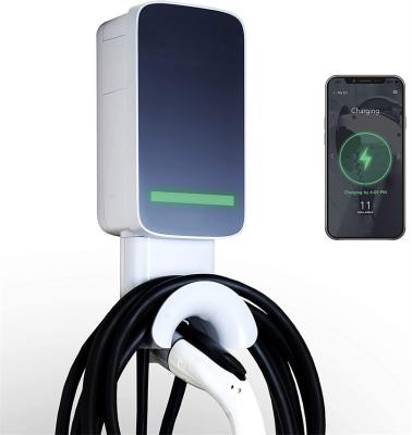 China Modern 40 Smart Electric Vehicle (EV) Charging Station with WiFi - 40 amp Level 2 EVSE, 25-Foot Cable, Energy Star Certified Indoor/Out for sale