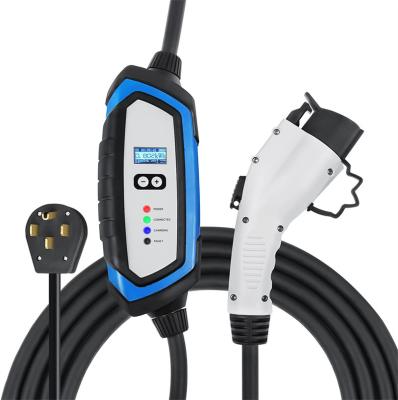 China Modern NEMA 14-50 Level 2 EV Charger - 240V 32 Amp with 21 ft Extension Cord & J1772 Cable - for J1772 EVs for sale