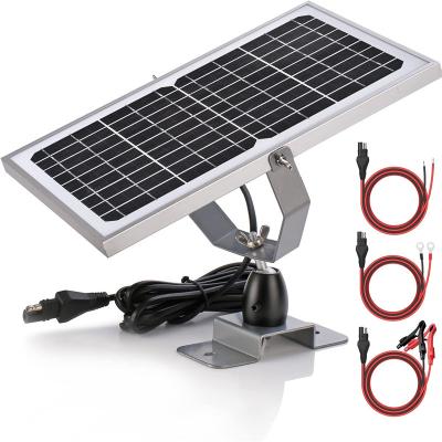 China Modern 12V Solar Battery Charger Maintainer, Waterproof 10W Solar Trickle Charger, High Efficiency Solar Panel Kit,Built-in Intelligent for sale