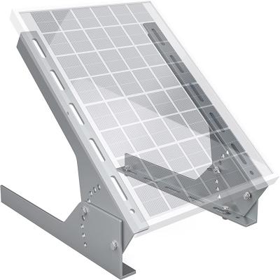 China 13.8in Solar Panel Stand, Angle Adjustable (0-60 Degree), Aluminum Solar Panel Mounting Brackets for 1 Pcs Solar Panel D1005 for sale