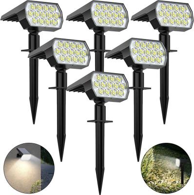 China Modern Solar Spot Lights Outdoor,2-in-1 Solar Landscape Spotlights, Solar Powered Security Lights, IP65 Waterproof Wall Lights for sale