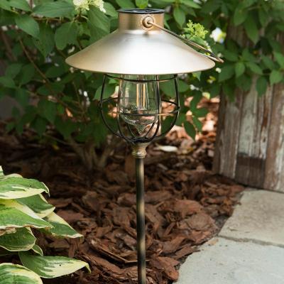 China High Quality Garden Plant 2 in 1 Replaceable Edison Bulb Iron Metal Glass Pendant Outdoor for Gardens Garden Lights Solar Powered Gardening for sale