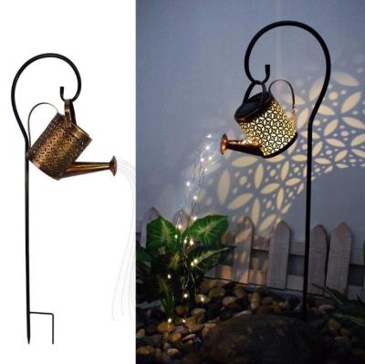 China Garden Plant Watering Box Warm Lantern with Outdoor Decorative Light Solar Shepherd Hook Pathway Lawn Lights Garden for sale