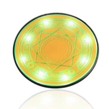 China Creative New Small Magic Colorful Qi Array Mobile Phone QI Charger 10W Wireless Charging Wireless Charger for sale