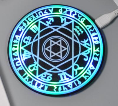 China Two-Dimensional Wireless Charger Japan Sakura Magic Array Mobile Phone Qi Array Magic Wireless Charger for sale