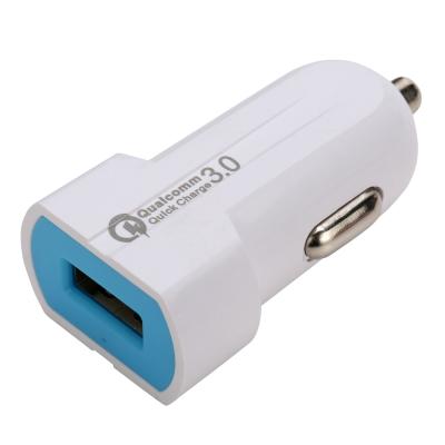 China Top Quality Conventional Multifunctional Smart Portable Mobile Phone Charger Mini Duckbill QC3.0 Universal Car Charger for sale