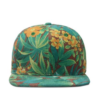 China Hot Sale Limited Wholesale JOINT Edition Floral Snapback Hat MOQ 5 pcs Ready To Ship Hat for sale