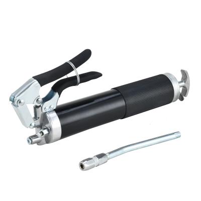 China Flexible Aluminum Alloy Hose, Heavy Duty Steel Barrel, 2 Reinforced Coupler Included, 8000PSI Pistol Grip Pressure Greaser for sale