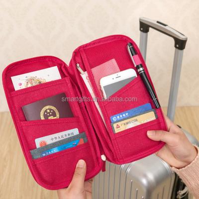 China Wholesale Travel Organizer Passport Travel Fashion ID Credit Card Holder Document Wallet for sale