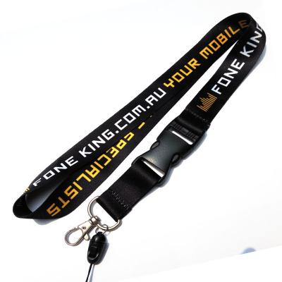 China Eco-Friendly Customized Sporty Loose Polyester Neck Lanyards With Badge Holders for sale