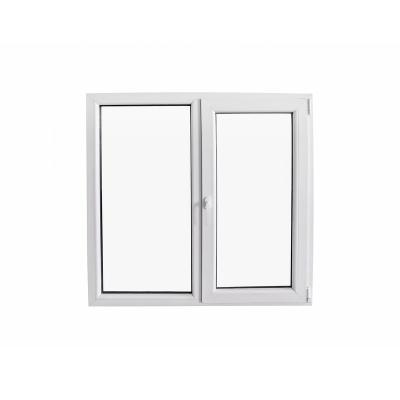 China Factory Supply Good Price Soundproof Plastic Steel Casement Window With Design for sale