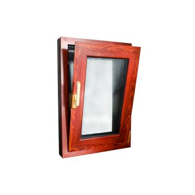 China Energy Efficient High Quality Tempered Glass Double Glazed Windows Aluminum Casement Window for sale