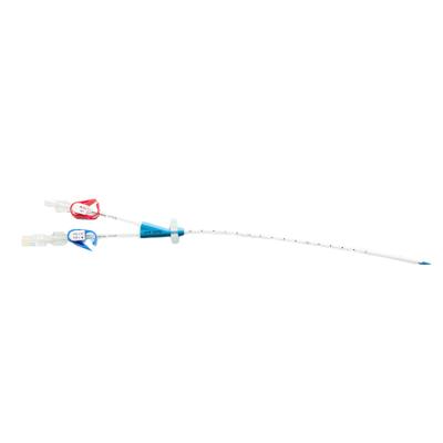 China Medical Single Lumen Hemodialysis Hemodialysis Soft Blue Tip Double Triple Catheter for sale