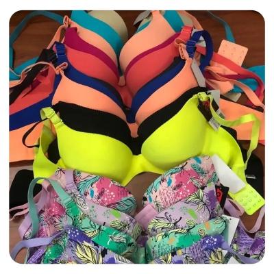 China Fashionable Used Clothing Jerry Teen Girls Seamless Bra With Removable Pads and Convertible Straps Four Size School Girls Underwear Women Soft Printed Bra for sale