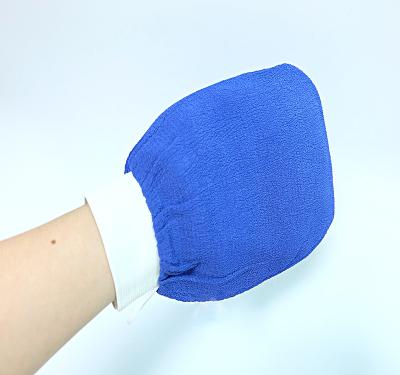 China EXFOLIATE Amazon Success Peeling Gloves Bath Exfoliating Turkish Natural Tan Removing Beauty Bath Mitt Squishy Exfoliating Glove for sale