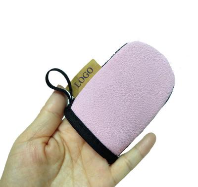 China EXFOLIATE 2 in 1 New Product 3 Finger Mini Self Tan Mitts Tan Removal Tan Eraser Mitt For Face Wholesale for sale