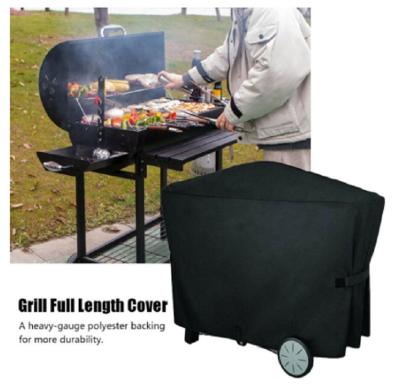 China 190T 210D OXFORD CLOTH Weber BBQ Grill Cover Waterproof Heavy Duty Rainproof Outdoor BBQ Cover Dust BBQ Cover Round for sale