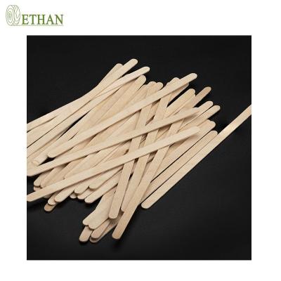 China Sustainable New Product China Coffee Stirrer Eco-friendly Disposable Wooden Coffee Tea Cocktail Spoon for sale