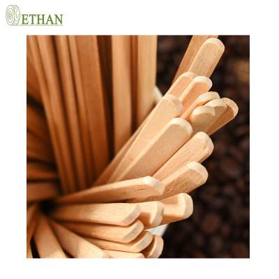 China Sustainable Disposable Wholesale Birch Coffee Stirrers Wooden Coffee Stir Sticks for sale