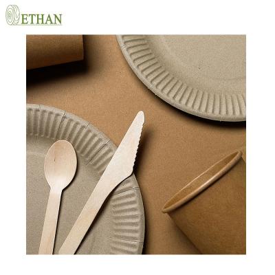 China Wholesale Eco - Friendly Disposable Convenient Wooden Fork Cutlery Set for sale