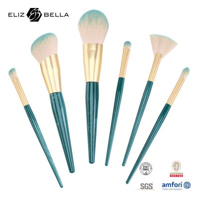 Cina 6pcs Essential Makeup Brushes Set No Streaks Premium Quality Synthetic Hair Makeup Tools in vendita