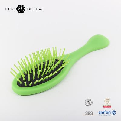 China Custom Logo New Design 100% Maze Biodegradable Curved Vented Hair Brush Detangling Hair Brush For Women Hair Curly Comb for sale