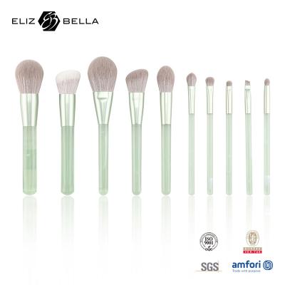 China Daily Makeup Beauty Brush Set for Makeup Enthusiasts,Plastic Handle Cosmetic Brush Set for sale