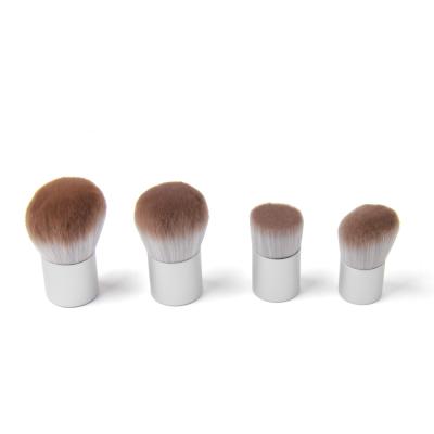 China Portable Mineral Aluminium Ferrule Makeup Kabuki Brush for sale