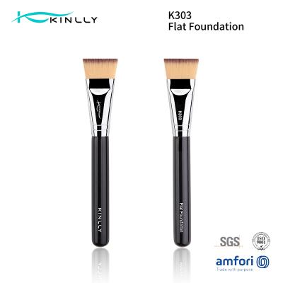 China Paper Box 1pcs Makeup Kabuki Brush For Foundation for sale