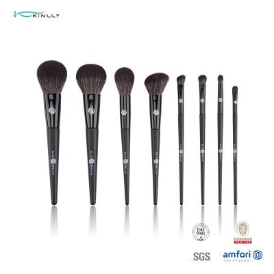 Κίνα 100% συνθετικό τρίχας 8pcs ξύλινο makeup χρώμα συνήθειας βουρτσών καθορισμένο προς πώληση