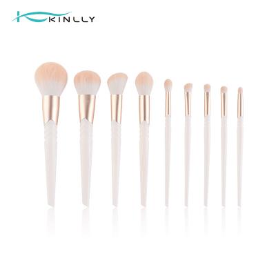 China 9Pcs Makeup Brushes Gift Set Premium Synthetic Foundation Travel Use for sale