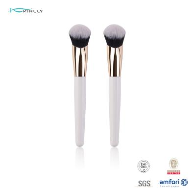 China Antibacterial Vegan Hair Individual Makeup Brushes Contour Foundation Brush for sale