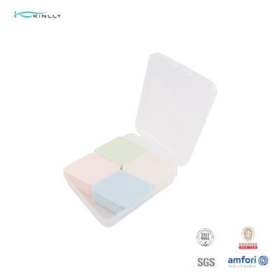 China OEM Cosmetic Beauty Makeup Sponge Colorful Non Latex Microfiber 4PCS for sale