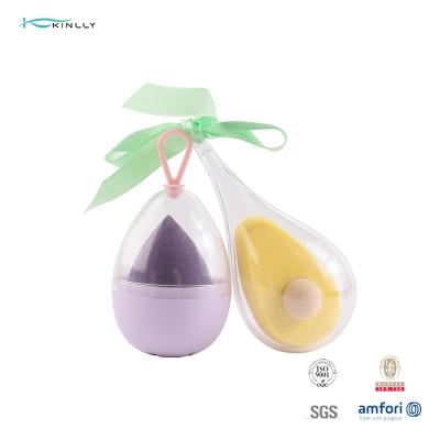 China Fruit Shaped Makeup Sponge Set 4 PCS Latex Free Liquid Foundation Blender OEM for sale