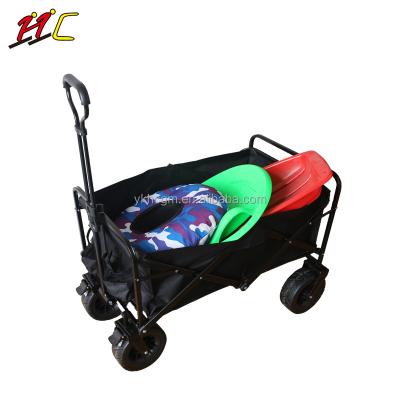 China Factory Customization Portable Shopping Hand Luggage Trolley Camping Outdoor Beach Fishing Folding Camping Trolley for sale